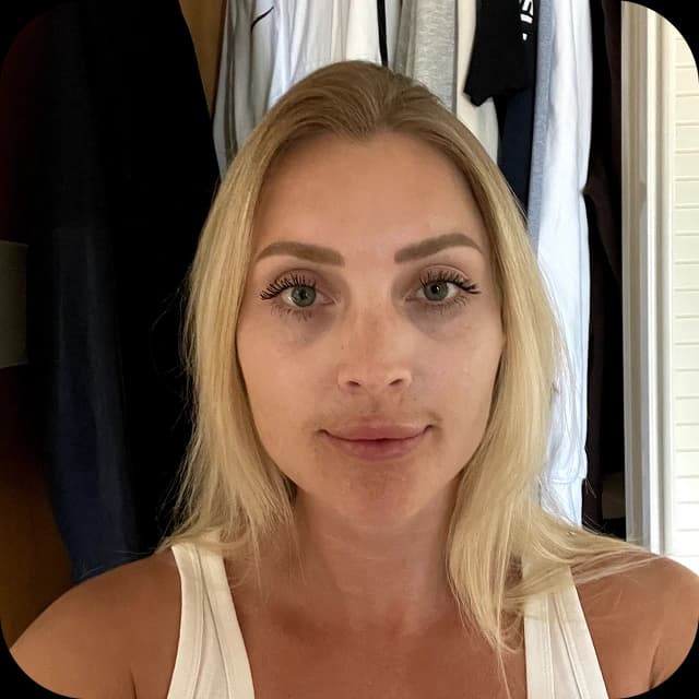 Before portrait 2 - Original selfie