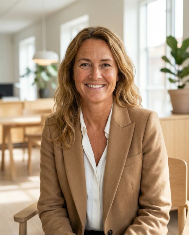 Professional AI-generated headshot example 1