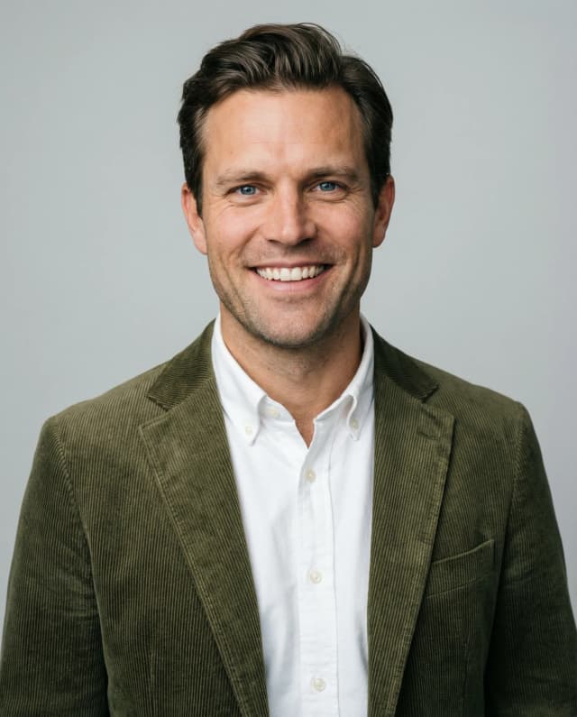 Professional AI-generated headshot example 15