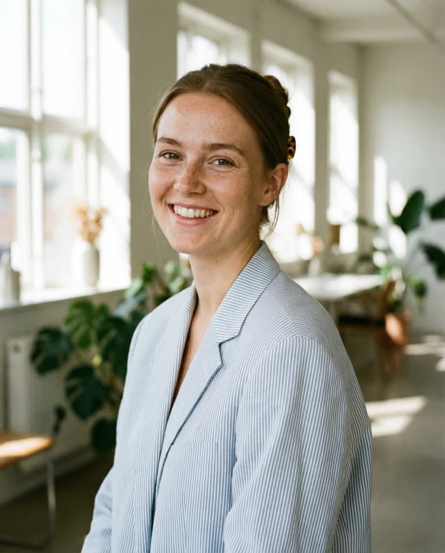 Professional AI-generated headshot example 19