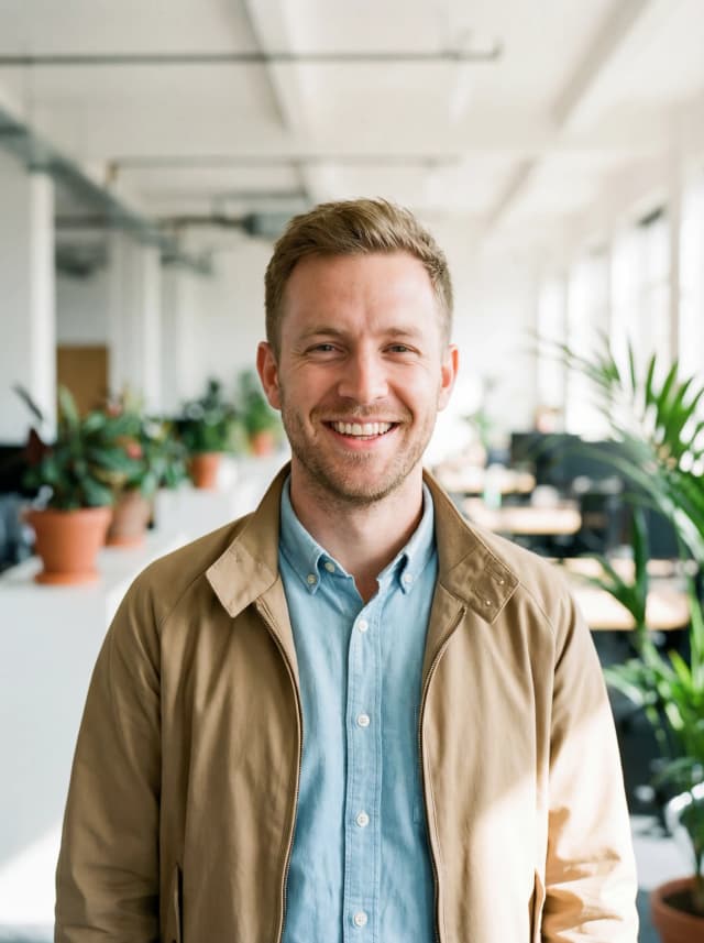 Professional AI-generated headshot example 30