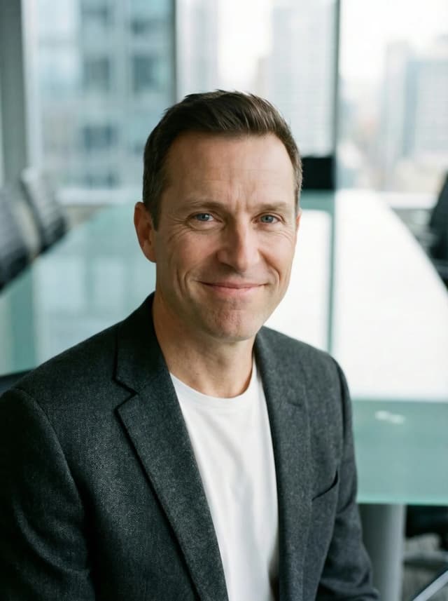 Professional AI-generated headshot example 37